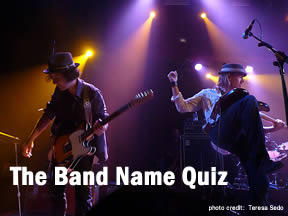 The Band Name Quiz