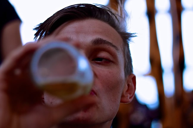 Drunk man