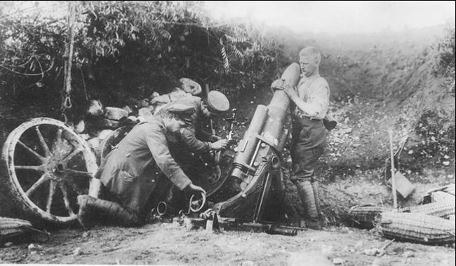 Soldiers in WWI